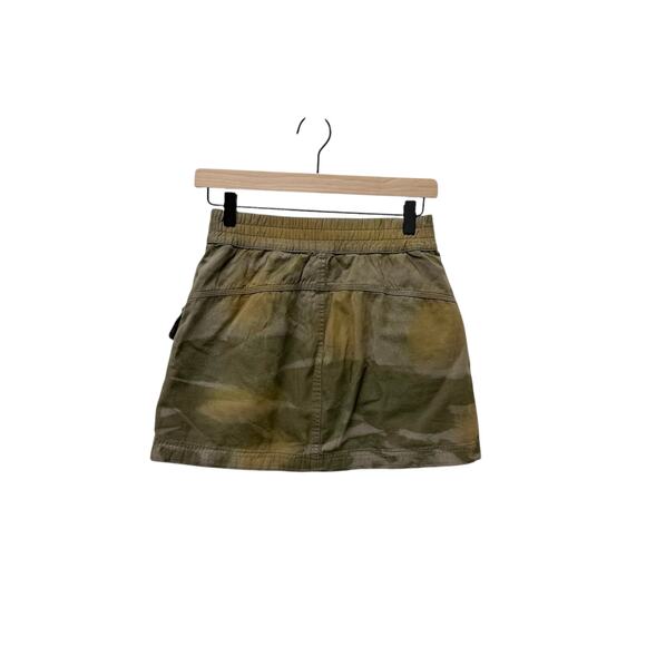 Diesel O-Endivia High Waist Cargo Mini Skirt Camo Green Women’s Size 25 - Picture 8 of 11